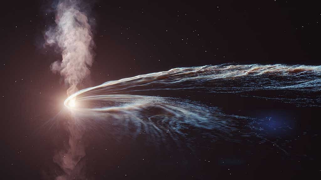 Scientists solve mystery of when black holes 'burp' after devouring stars