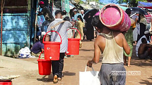 Mountain streams offer lifeline to 25,000 Rohingya in Teknaf