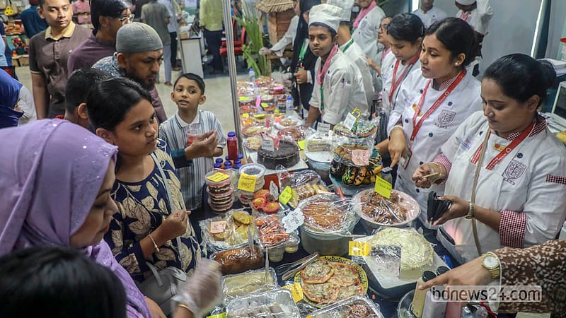 Visitors visit the “13th Asian Tourism Fair” in Dhaka. The fair will continue until Saturday, Sept 19, 2026, at the International Convention City Bashundhara (ICCB). Photo: Abdullah Al Momin