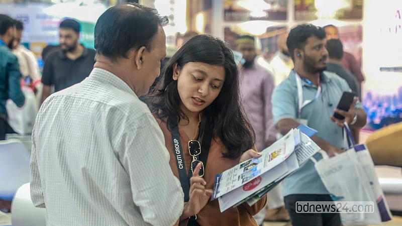 The “13th Asian Tourism Fair” at the International Convention City Bashundhara will offer various discounts for tourists. Photo: Abdullah Al Momin