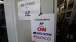 CNN, MS NOW and Politico sue Trump over White House ban