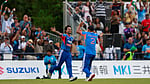 India survive Japan scare in rain-hit T20I