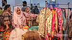 Visitors browse stalls featuring Pakistani products at the “Made in Pakistan” exhibition at Dhaka’s International Convention City Bashundhara (ICCB) on Tuesday, Sept 22, 2026.  Photo: Abdullah Al Momin