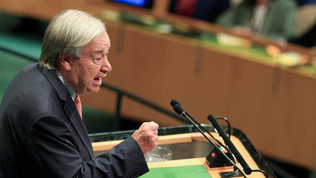 UN chief calls for AI curbs and end to wars in his last assembly address