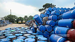 Old plastic drums find a new life