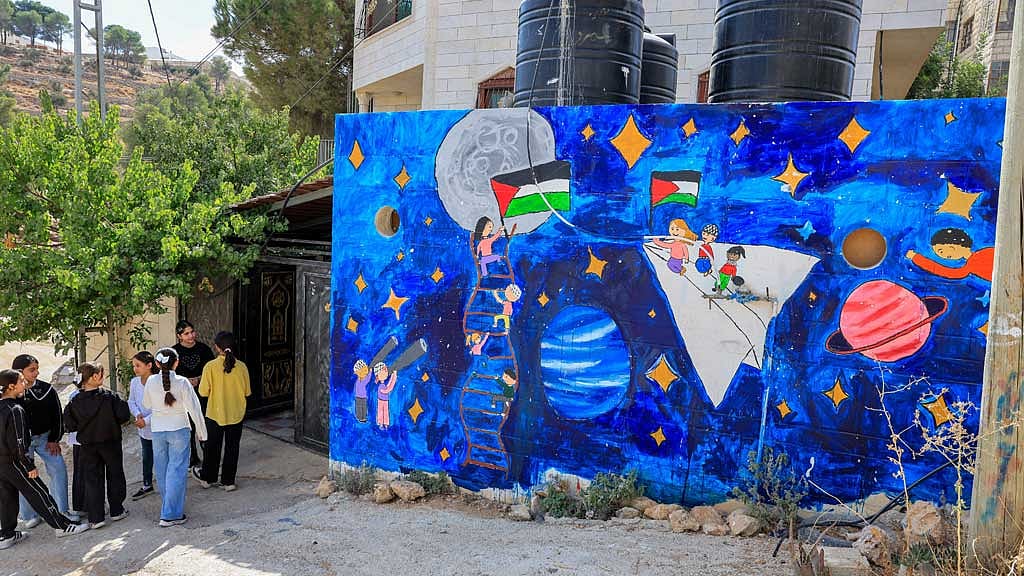 In West Bank art centre, Palestinian children paint hopes beyond checkpoints