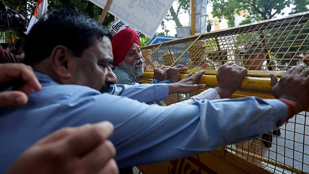 Indian police use tear gas against protesters seeking election chief's ouster