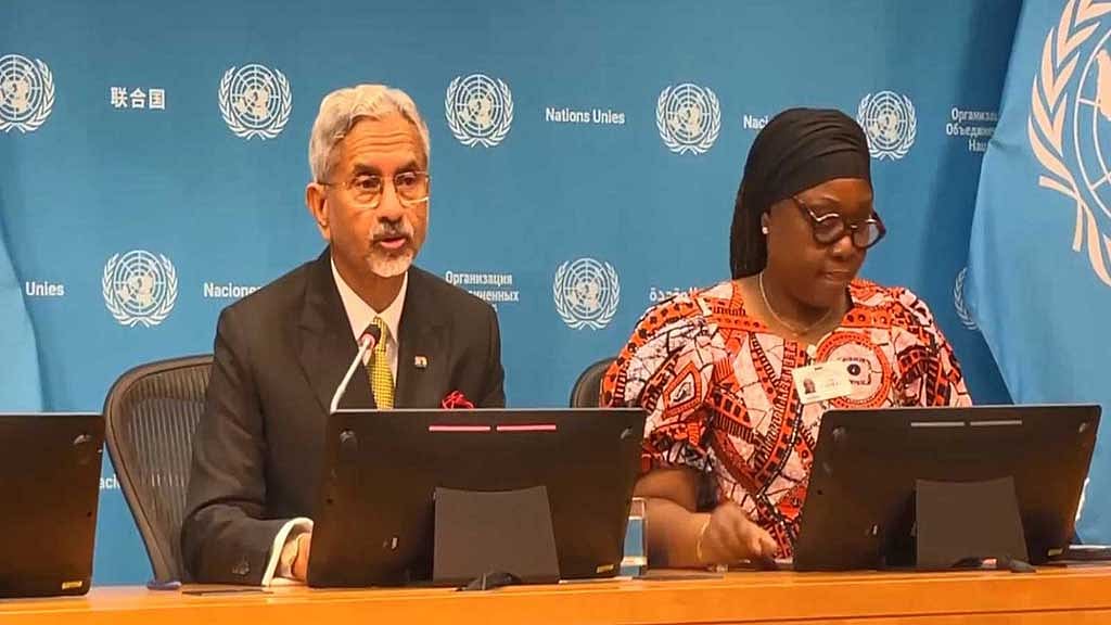‘A terrorist country is asking me?’: Jaishankar rebukes Pakistani journalist at UN sidelines