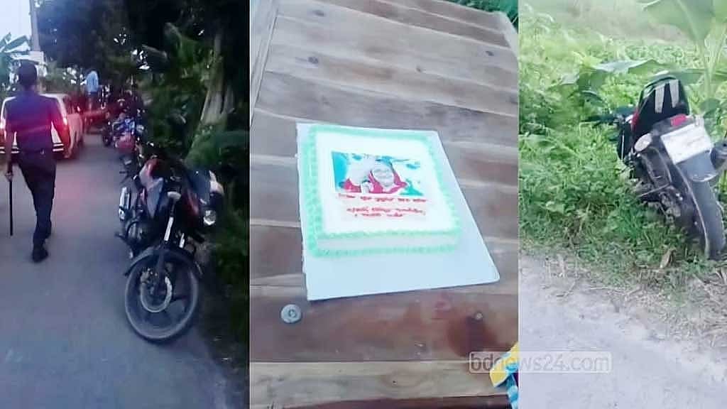 ‘Chhatra League’ activists flee as police arrive, leaving Hasina birthday cake behind