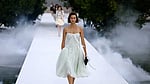 Dior showcases sheer, metallic designs for 2027