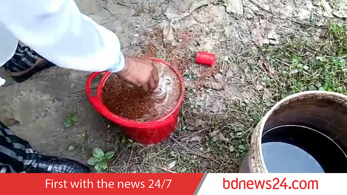 Bomb Overlay 2 injured in Chapainawabganj blasts, 11 undetonated bombs found