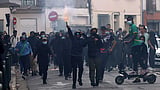 Protests in France turn violent as police clash with students