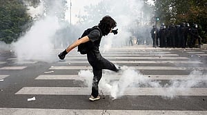 Police fire teargas as France school protests erupt