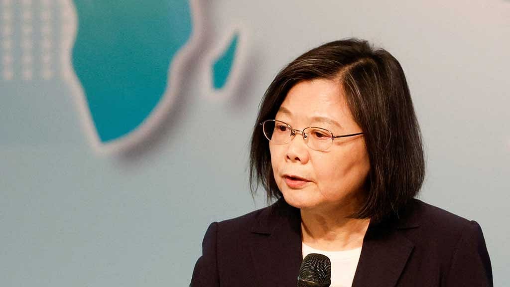 Former Taiwan President Tsai tells US audience of 'sustained' Chinese pressure