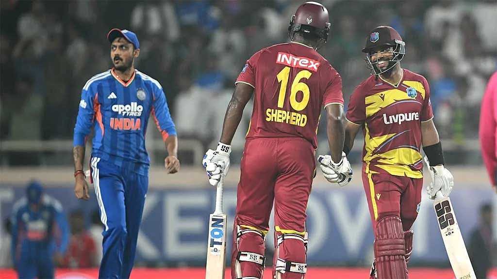 Hope century powers West Indies past India to level T20 series