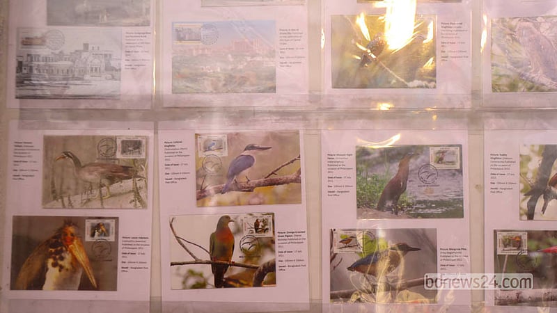 The festival showcases the golden era of handwritten letters and postage stamps at Dhaka University’s TSC on Monday, Oct 12, 2026, introducing the tradition to a new generation in the digital age. Photo: Shamsul Haque Ripon