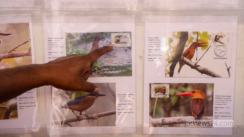 The festival showcases the golden era of handwritten letters and postage stamps at Dhaka University’s TSC on Monday, Oct 12, 2026, introducing the tradition to a new generation in the digital age. Photo: Shamsul Haque Ripon