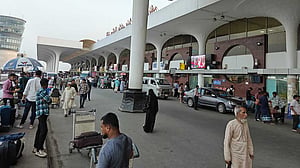 Stranded between cancelled flights and expiring visas