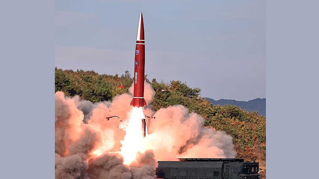 North Korea's Kim showcases missile capable of reaching US as Trump signals possible meeting