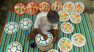 Folk traditions, painted in clay