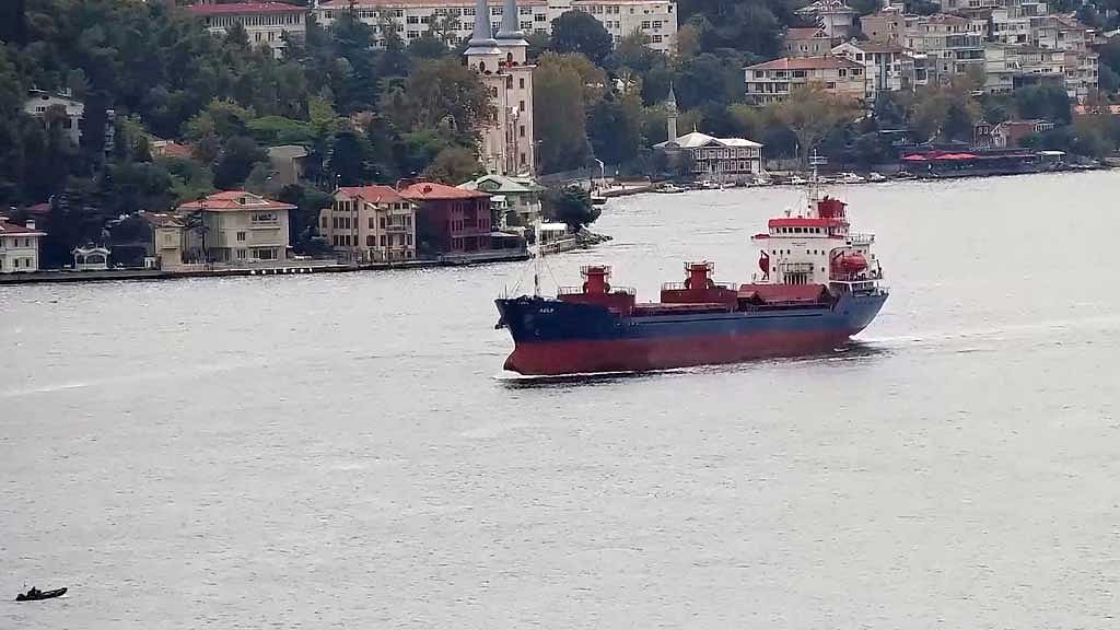 Cargo ship sinks in drone attack off Bulgaria, leaving 11 sailors missing, 5 rescued