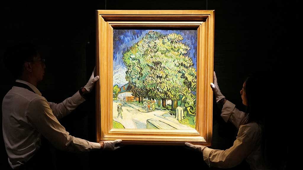 Hundreds queue in Hong Kong to glimpse Van Gogh painting unseen in public for 60 years