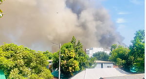 Fire at Essential Drugs factory in Tongi