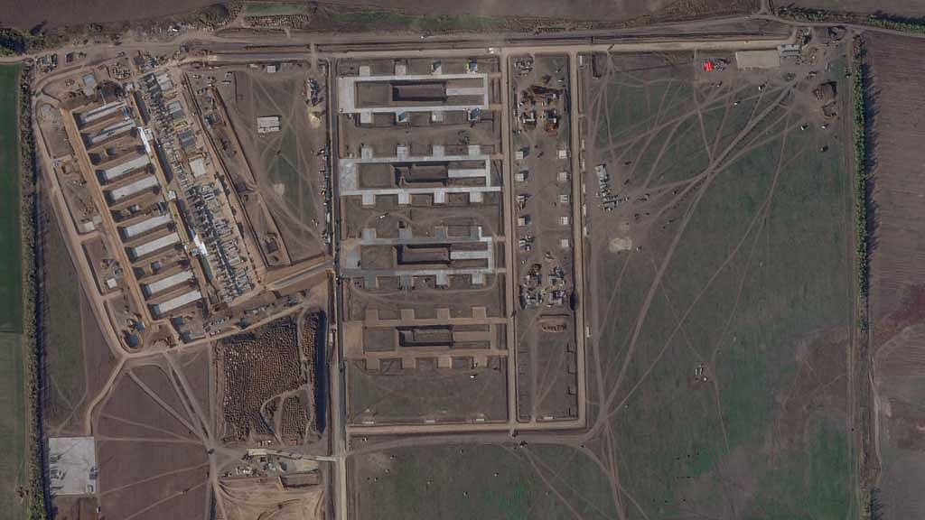 Russia builds major new drone attack base in six weeks, satellite images show