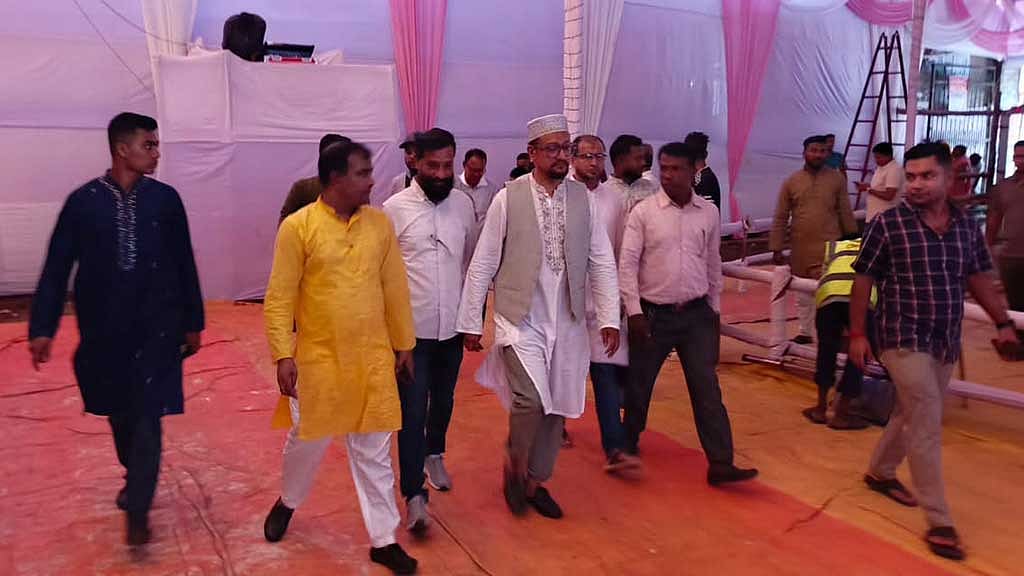 PM Tarique to inspect puja pavilion at JM Sen Hall on Tuesday
