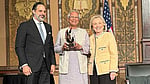 Yunus receives Hillary Clinton Award