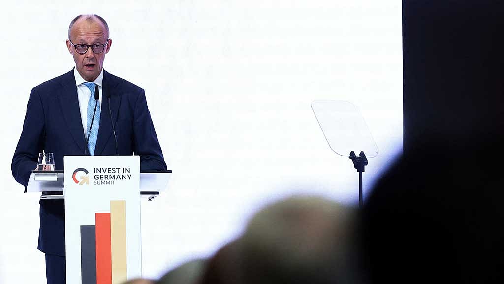 Germany's Merz touts defence, AI and chip investment drive in pitch to investors