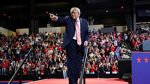 US will 'burn' like France if Democrats win: Trump warns Kansans