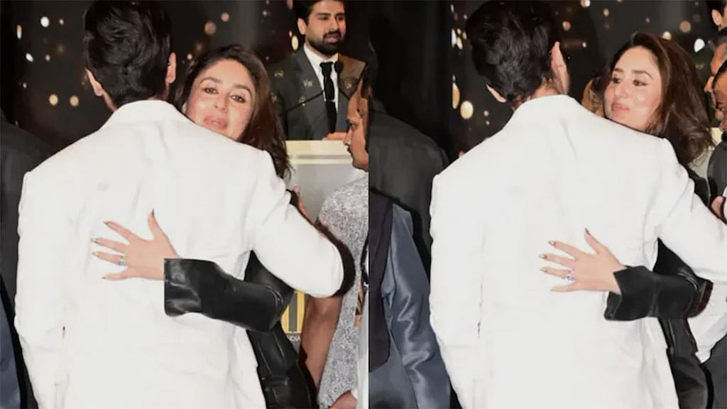 Exes Kareena Kapoor and Shahid Kapoor hug at IIFA press meet, fans want ‘Jab We Met 2’