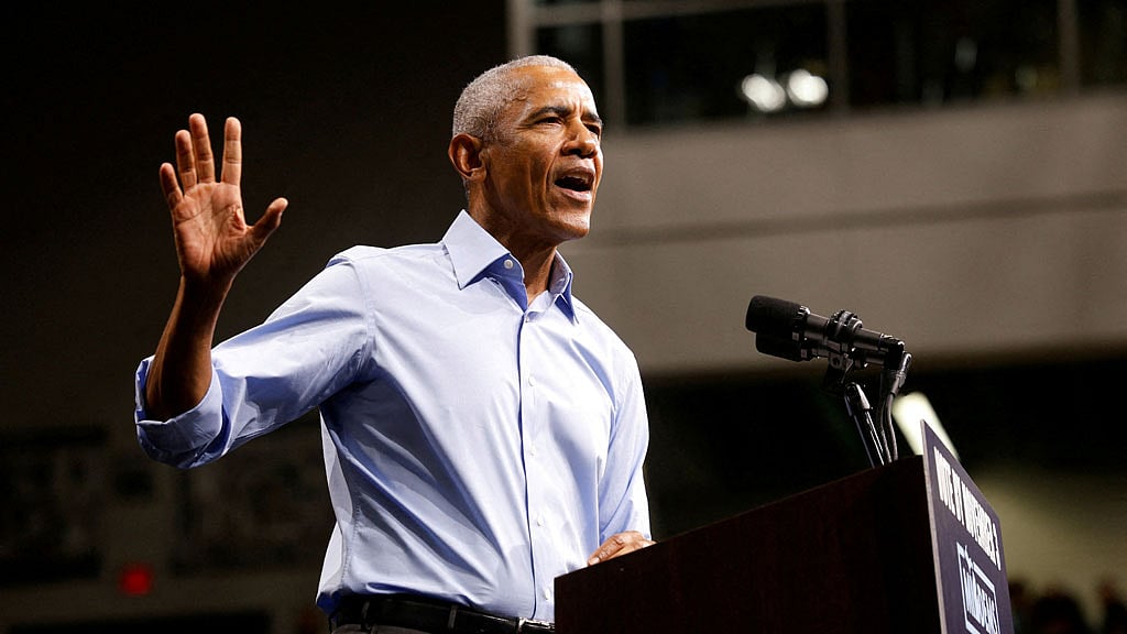 Obama unloads on Trump while stumping for Democrats ahead of midterms