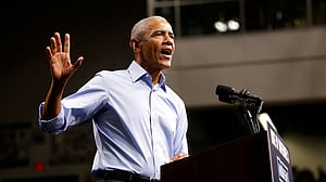 Obama hits out at Trump while campaigning for Democrats