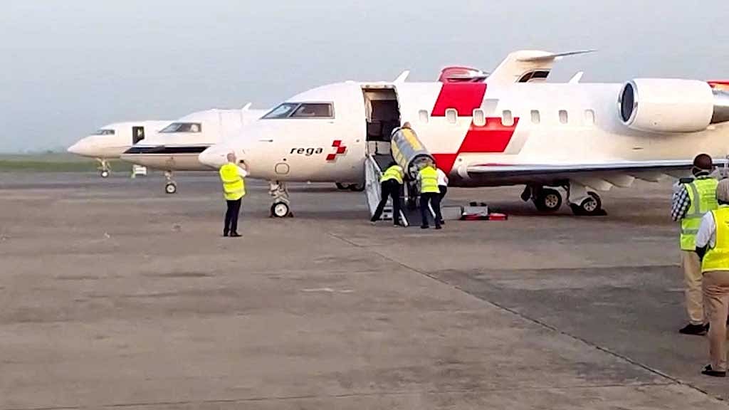 Suspected Ebola case arrives in Switzerland from Nigeria, hospital says