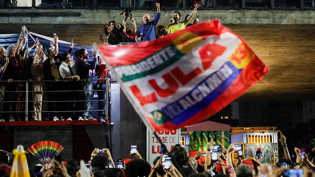 Brazil stocks, real tumble as Lula win shifts investor focus