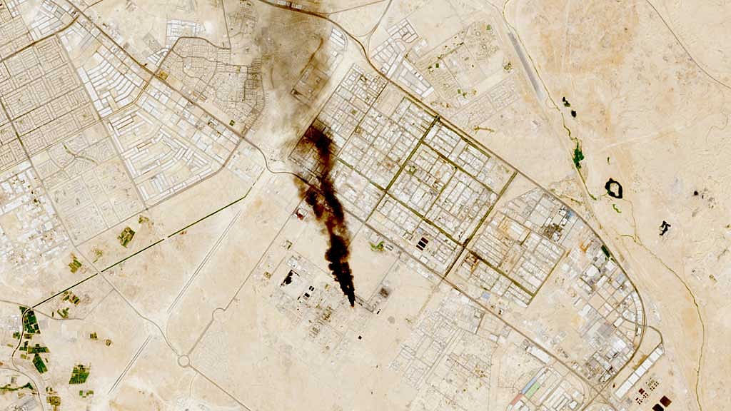 Saudi Arabia contains fire near Ras Tanura oil export terminal after attack, Bloomberg News reports