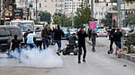 Palestinians protest West Bank demolitions as Israelis vote