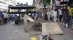 DNCC demolishes illegal structures in Mirpur-1