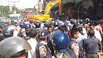 Gulistan footpath shops evicted