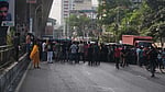 Garment workers block road, snarling traffic in Mirpur