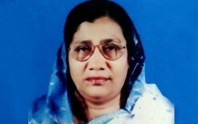 Ex-MP Saleha Mosharraf passes away