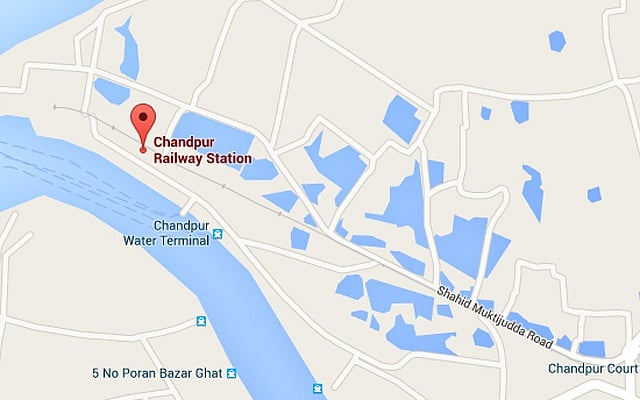 চাঁদপুরে ট্রেনে হাতবোমা নিক্ষেপ