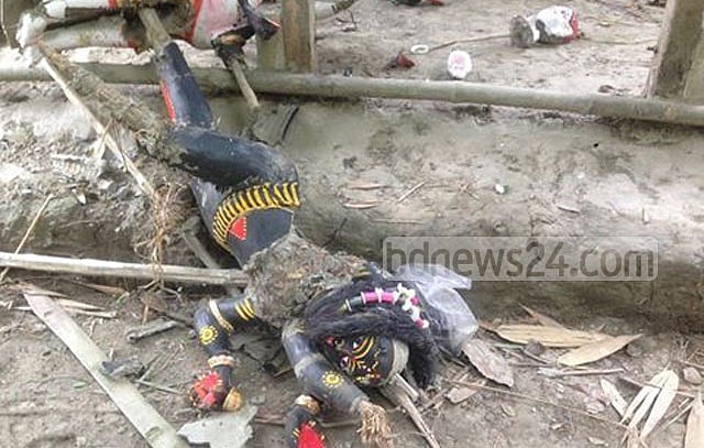 কালকিনির কালী মন্দিরে আগুন