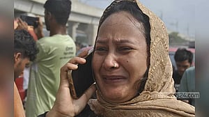 ‘Miss, where is my child?’: Parents in panic after Air Force jet crashes into Dhaka school
