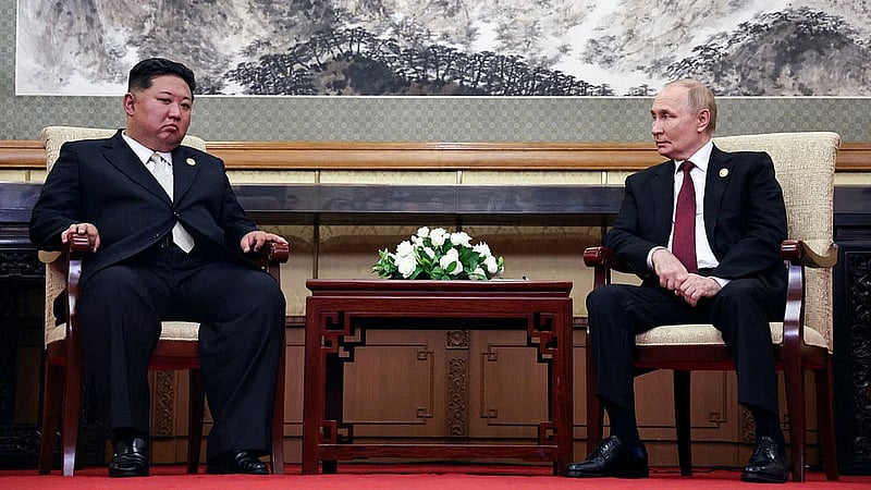 North Korea's Kim vows to expand ties with Russia, backs victory in 'sacred war'