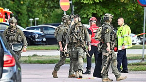 Man armed with sword injures several people at Swedish high school