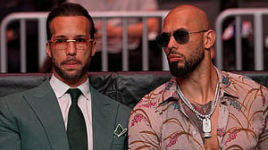 Tate brothers arrive in court to press for release from US jail