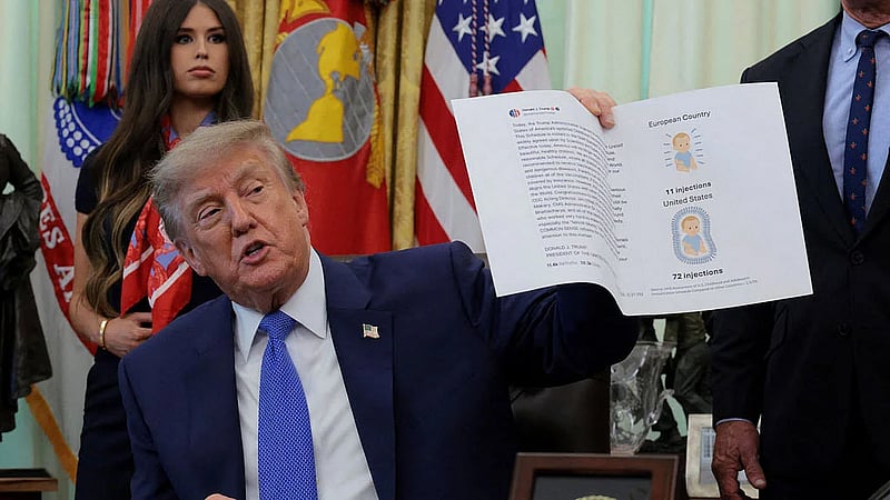 Trump order reduces US vaccine schedule, seeks to split MMR shot
